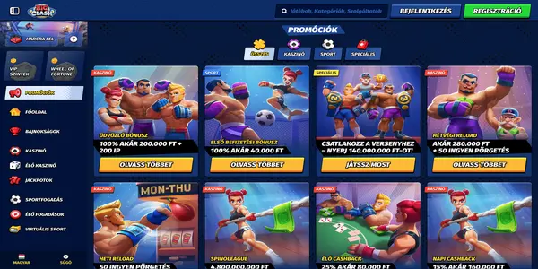 BigClash Casino Screenshot 1