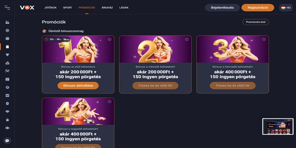 Vox Casino Screenshot 1