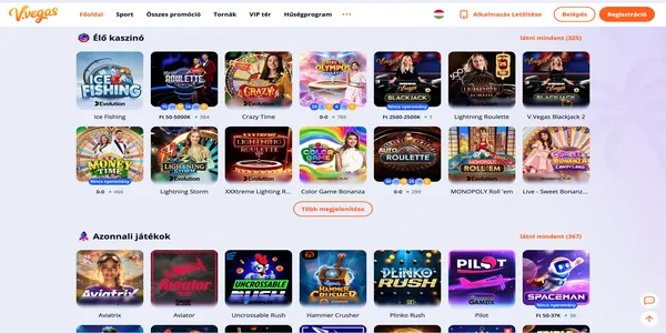 V.Vegas Casino Screenshot 2